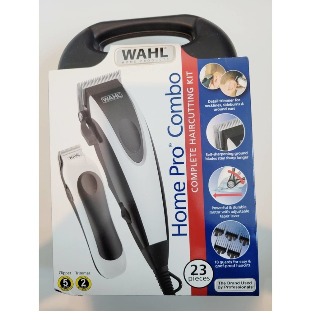 WAHL Home Pro Combo COMPLETE HAIRCUTTING KIT Precision Clipper Touch-up Trimmer